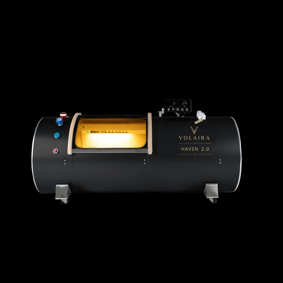 Side view black hard hyperbaric Chamber laydown 2.0