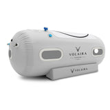 Volaira Horizon portable hyperbaric chamber with spacious laydown design.  White chamber