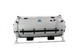 Summit To Sea Grand Dive portable hyperbaric chamber side view, 40-inch diameter and 90-inch length