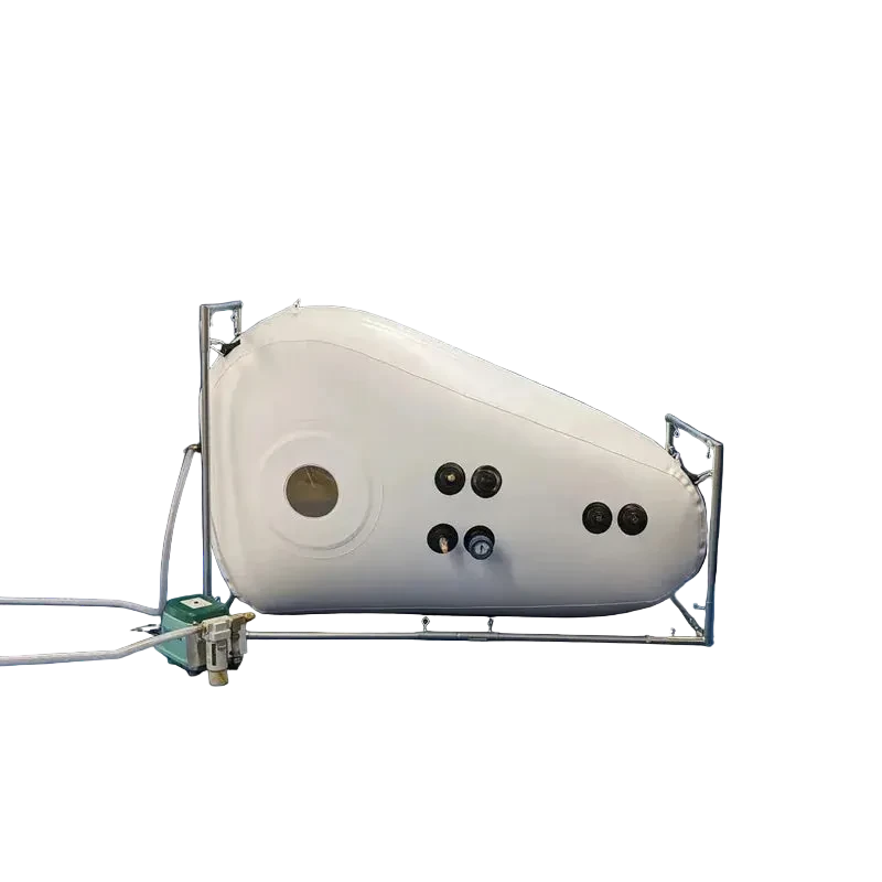 Newtowne Hyperbarics Shoe sit down portable hyperbaric chamber, military and first responder pricing