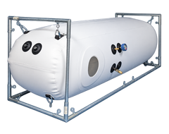 Newtowne Hyperbarics 34" Portable Hyperbaric Chamber with transparent background