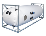 Newtowne Hyperbarics 27" Portable Hyperbaric Chamber with transparent background