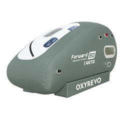 OXYREVO Forward 90 Portable Hyperbaric Chamber | Sitting/Reclining with transparent background