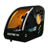 OXYREVO Space60 Hard Sitting Hyperbaric Chamber | 2.0 ATA with transparent background