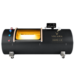 Volaira Haven™ | Hard Shell Hyperbaric Oxygen Chamber 2.0 ATA with transparent background