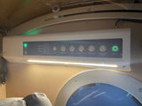 Interior view of Volaira Legacy seated 2.0 ATA hard shell hyperbaric chamber